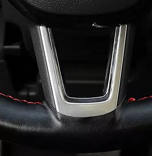 Edelstahl Lenkrad Abdeckung Rahmen Blende Passend Für Skoda Kodiaq Karoq Kamiq Octavia Superb Scala