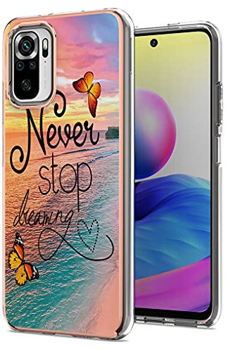 Liner Schutzhülle für Xiaomi Redmi Note 10 4G/Redmi Note 10S, ultradünn, elegant, aus weichem Silikon, Bunte Motive, glänzend, stoßfest, Kratzfest, TPU-Gel, strapazierfähig, Motiv: Traumhafter