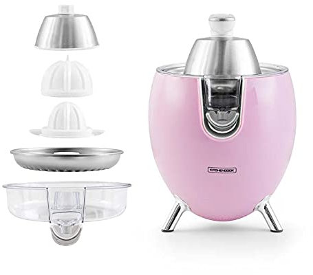 Kitchencook - Presse Agrume électrique 550ml - 2 Cônes De Pressages - Bras Articulé - Bec Verseur - Filtre Acier Inoxydable