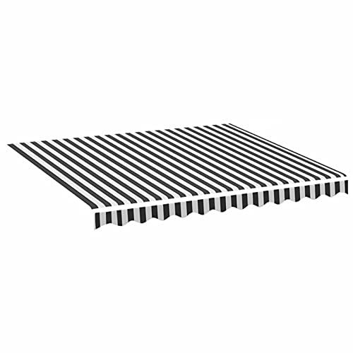 Tidyard Awning cover anthracite and white 3x2.5 m Lawn, garden Model311985