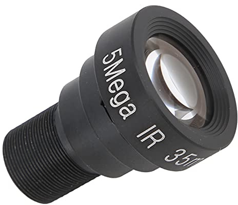 Obiettivo di sicurezza HD 5 MP Lunghezza ottica Obiettivo fotocamera M12 35 mm per videocamera di sicurezza HD