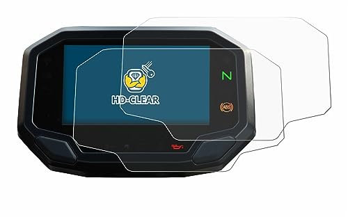 BROTECT (2 Stück Schutzfolie für Kawasaki Z900 2020-2021 Displayschutz Folie Ultra-Klar
