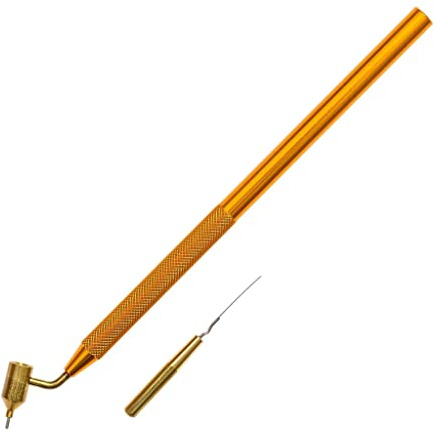 Gold Slanting Fine Line Paint Pen,Precision Touch Up Paint Large Fluid Writer Pen Paint Touch Up Tool Perfect for Rock Chips and Scratch Repair (0.5mm)