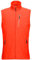 33,000ft Men's Lightweight Softshell Gilet, Windproof Waterproof Outerwear Vest Gilets Sleeveless Jacket for Cycling Running Hiking Golf Travel Orange L