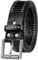 GSG SINCE 1998 Mens Studded Genuine Leather Belts for Jeans Punk Rock Vintage Retro Circle Rivet Belt with Metal Bucke Black Small