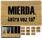LUCA HOME - Felpudo Entrada casa Original y Divertido de Coco Natural - Felpudo Otra Vez tu 33x60 - Ideal para Puertas de Exteriores Cubiertas, pasillos y entradas de hogares
