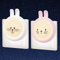 Annmore Veilleuse Enfant sur Prise Électrique Automatique Lampe Veilleuse de Nuit Bébé Cadeau Naissance Nouveau-né (BlancxRose)