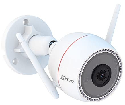 EZVIZ C3T Pro Outdoor Bullet Camera - AI-Powered Motion Detection Security Camera with 30M Night Vision, 4MP resolution, Voice Alert, SD Card/Cloud Storage, Compatible with Alexa (2K)