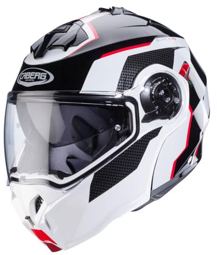 CABERG HELMET DUKE EVO MOVE BLACK/WHITE/RED XS