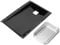 DELSbbq 91354 Grease Tray with 10-Pcs 6415 Drip Pan Liner for Weber Spirit E-310 E-320 EP-310 EP-320 SP-310 SP-320 with Side Control Panel(2009-2012), Catch Pan Replacement for Weber