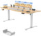 Homall Höhenverstellbarer Schreibtisch 200x80 cm, Schreibtisch Höhenverstellbar, Elektrischer Schreibtisch mit Vierteilige Tischplatte, Computertisch mit Memory Funktion,Standing Desk