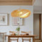 DHGIE Lampe Pendellampe Boho Lampe Pendelleuchte Vintage Industrial Natur Bambus Rattan Gewebte Lampenschirm Hängelampe Hängeleuchte Rattan Esstisch Wohnzimmer Cafe Esstisch Lampen Hängend E27 (Größe