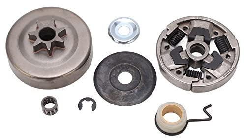 Chainsaw Sprocket Clutch Drum Replacement for 026 024 MS260 MS270 MS280 MS271 MS291 MS240 Iron Material Clutch Drum Sprocket Kit OEM Number 1125 640 1701 Chainsaw Accessory