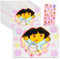 Dora The Explorer Tischsets 8 Stück – Paket mit 8 Dora-Platzsets für Dora, die Entdecker-Partyzubehör, Geburtstagsparty-Zubehör, Geschirr, Dekorationen und Dora-Aufkleber