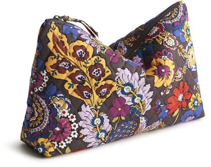 Vera Bradley Sacchetto grande in cotone di alta qualità, Bouquet colorato, Taglia unica