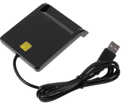 ULTECHNOVO USB Smart Card Reader USB Reader Cards Reader Portable Smart Card Reading Machine Card Reader for USB Common Access Card Reading Machine USB Multi-card Reader Card Reading Device