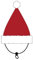 KONVINIT Weihnachtsmütze Hund Klein Weihnachtsmütze für Hunde,Weihnachtsmütze Katze Nikolausmütze Hund Santa Mütze für Welpen Kleine Katzen Hunde,rot Size S