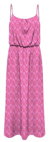 ONLY Onlnova Life Vis Strap Maxi Dress AOP, Fucsia y Morado, 38 Mujeres
