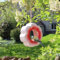 Wild Poppy Ceramic Hanging Bird Feeder, Glazed Flower Design