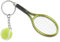 Xthrotsenk Tennis Schlüsselanhänger, Mini Tennisschläger Schlüsselanhänger, Mini Tennis Schläger Anhänger Keychain, Metall Tennis Schläger Schlüsselring, Sport Schlüsselanhänger für Tennisliebhaber