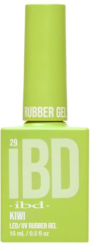 IBD Rubber Gel – Kiwi – 15ml – MADE IN USA – Premium Nagellack für langlebige Maniküre und glatte Nägel – LED/UV Lack