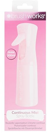 Brushworks Continuous Mist Spray Bottle - Pink