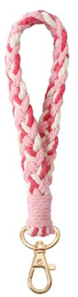 Trufolxiaz Macrames Schlüsselbund Armband Lanyard Schlüsselkette Armbandards Für Frauen Key Lanyard Schlüsselringbeutel Anhänger Makrames Keychain Lieferungen