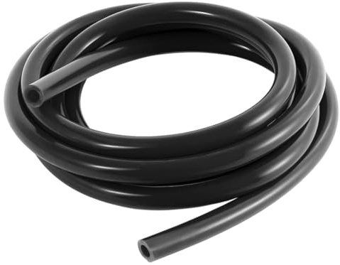 Tuyau En Silicone Durite De Depression, Tuyau Essence en Silicone Haute Température, Convient à Toutes Les Pompes à Air, ManomèTres, Raccords à Vide De Turbine, ID 4 mm OD 8 mm, 3 m