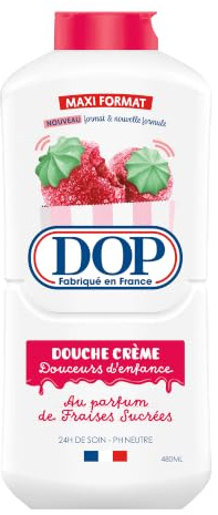 DOP Douche crème parfum de Fraises Sucrées 480ml