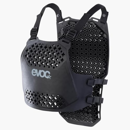 EVOC Torso Protector, Schutzweste (Rücken- und Brustschutz, Neue LITESHIELD Flex Protektortechnologie, höchste Flexibilität, unempfindlich gegen Temperatur, 3D-Belüftung, Größe: XS), Schwarz