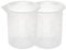 Nacpy Kitchen Lab laureato Becher in plastica trasparente misurino addensare W tappo dosatore 100 ml 1PCS