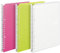 Kokuyo Campus Easy Carry Slim Ordner Smart-Ring B5 26-Ringe Set von 3 (Vivid Pink, Grün & Transparent, B5)