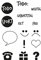 Stempel Clear von EFCO, Kalender 3, A7 / 74 x 105 mm, 15 - teilig, transparent