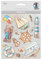 Ursus 56420019 - 3D Sticker, maritimen Motive 1, bestehend aus mehreren Ebenen, aus verschiedenen hochwertigen Materialien, selbstklebend, ideal zum Verzieren von Grußkarten und Geschenken