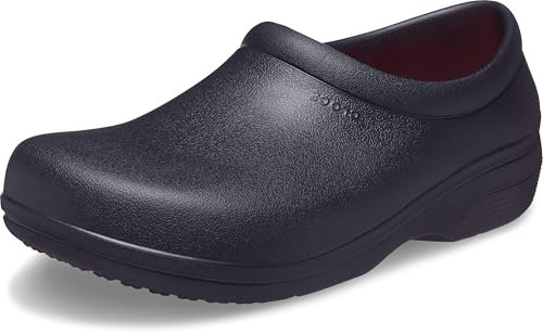 Crocs Unisex Erwachsene On The Clock LiteRide Slip On Clog, Black, 38/39 EU