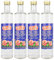 Chtoura Garden - Orientalisches Rosenwasser ideal zum Backen und Kochen - Blütenwasser zur Aromatisierung von Süßspeisen, Backwaren und Getränken im 4er Set á 500 ml Glasflasche