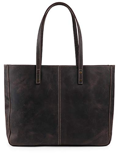 Londo Echtleder Tote Tasche Handtasche Damen Handgefertigt aus Echtem Leder – Laptop Tasche Schultertasche Damen - Große Tasche Groß für Arbeit, Schule, Uni, Büro - für 15-16 Laptop