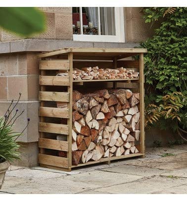 SIMPLY WOOD HEAVY DUTY WOODEN LOG STORE