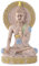 LIJUCAI Die Farbton Sandstein Meditation Buddha Statue Skulptur handgeschnitzte Figur Home Office Dekor, 6, China