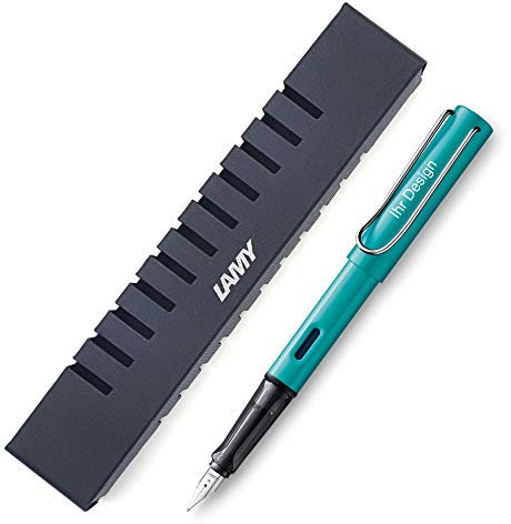 Lamy AL-star turmaline Füllhalter Modell 023, Federstärke F, mit Gravur (Lasergravur), V60