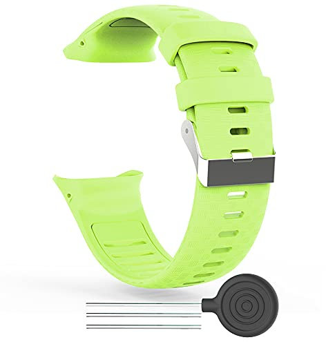 KINOEHOO Ersatzarmband kompatibel mit Polar Vantage V Armband Weiche Silikon Uhrenarmbänder.(Grün)