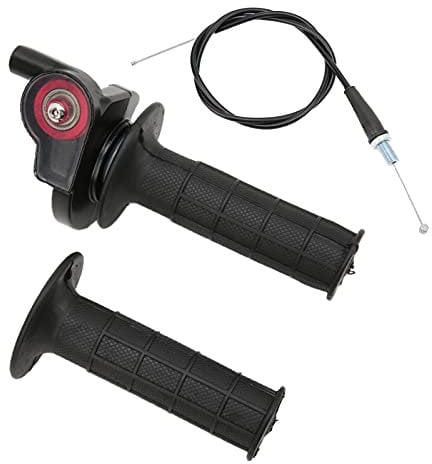 Handlebar Grip,ABS + Gel + PVC 7/8in Twist Throttle Grips with Cable Durable Replacement Compatible With CRF KLX TTR 110 125 150 200 250CC Dirt Pit Bike