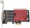 PCIE-zu-8-Port-RS232-Erweiterungskarte, PCI Express X1 zu DB9 COM RS232 Serial Port Converter Controller-Karte, für POS, Geldautomaten, Drucker