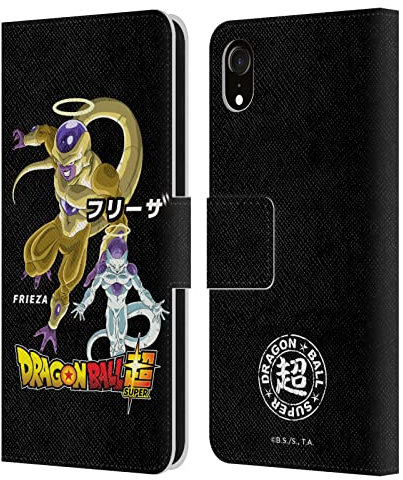 Head Case Designs Offizielle Dragon Ball Super Frieza Universe Survival Characters Leder Brieftaschen Handyhülle Hülle Huelle kompatibel mit Apple iPhone XR