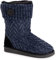 MUK LUKS Stivali Janet Donna, Blu navy/nero, 38 EU