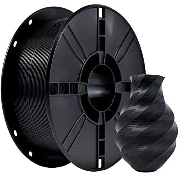 iBOSS PLA Plus3D-Druckerfilament, hartes und langlebiges PLA+-Filament, 1,75 mm+/-0,02 mm 1 kg Spule (2,2 LBS), geeignet für die meisten FDM 3D-Drucker, schwarz
