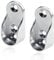 KQNM 4 pzs Palo de Armario,Interior de Armario,Interior de Armario,Cromado 19.5 * 31.6mm Accesorios de Armario