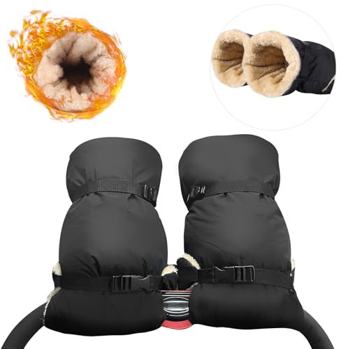 Kinderwagen Handwärmer,moinkeirn Handmuff für Kinderwagen mit Warm Flanell Wasserfest Winddicht Kinderwagen Muff Universalgröße für Kinderwagen Buggy,Rollstühle,Fahrräder