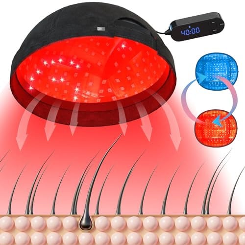 Laser Hair Growth Helmet, Red Light Therapy Cap for Hair Regrowth Hair Loss for Men and Women with 236pcs Lamp