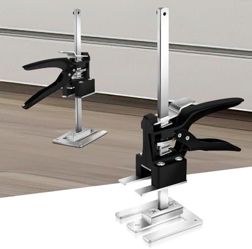 Joparri 2 Stück Arm Handwerkzeug, Arbeitssparender Heber, 30cm Höhenregler Bis Zu 240 KG, Handhebewerkzeug, Tür- und Holzplatten-Hebebühne